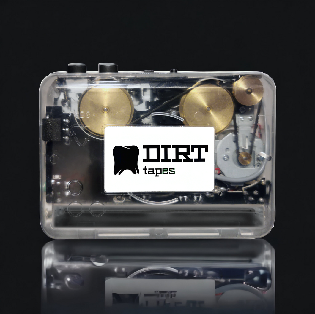 THE TAPE-ROLLER PLUS 🦷Il lettore di musicassette stereo di Dirt Tapes (nuovo modello con cavo USB-C)
