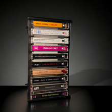 Carica l'immagine nel visualizzatore di Gallery, The 10 pack rack cassettes tapes box - Il portacassette in vinile di Dirt Tapes