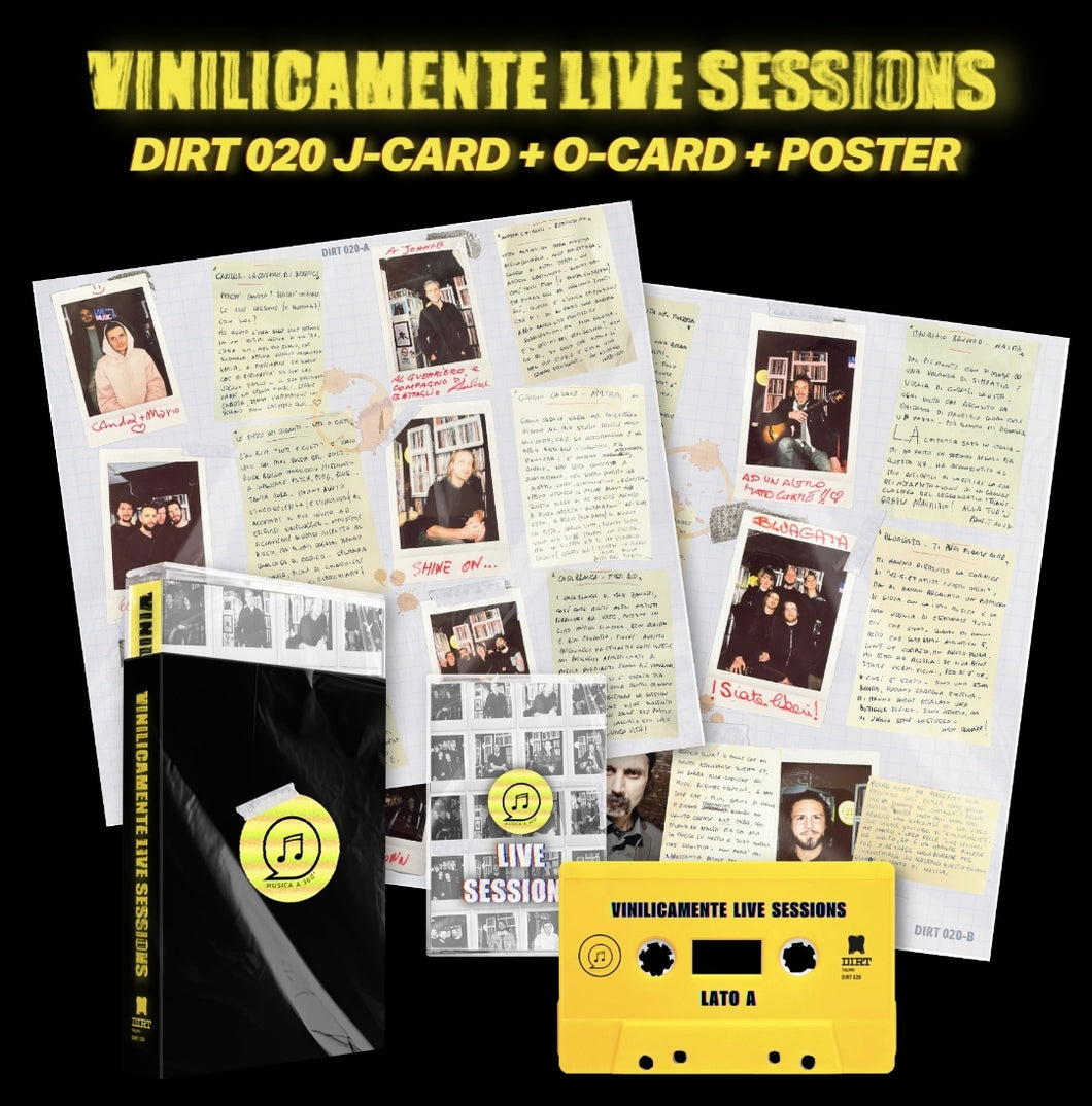 Vinilicamente live sessions bundle: Cassetta + The Tape-roller plus (USCITA RISTAMPA 18 GENNAIO)