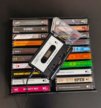 Carica l'immagine nel visualizzatore di Gallery, The 10 pack rack cassettes tapes box - Il portacassette in vinile di Dirt Tapes