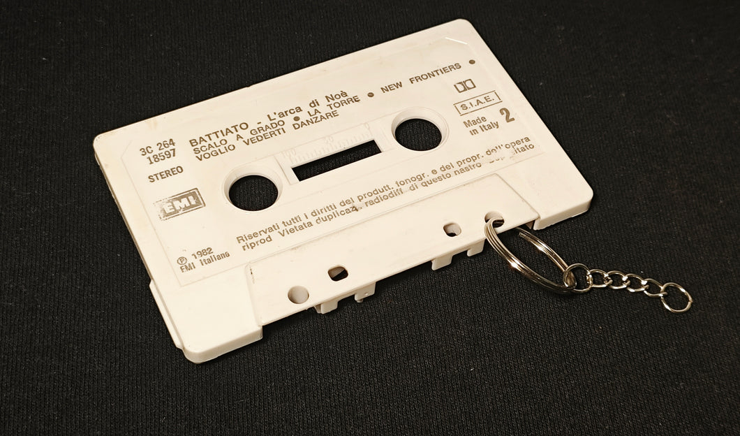 Audiocassette keychain (Lucio Battisti, Patti Smith, Pink Floyd, Blues Brothers)
PRE-ORDER NOW, OUT SEPTEMBER 10TH