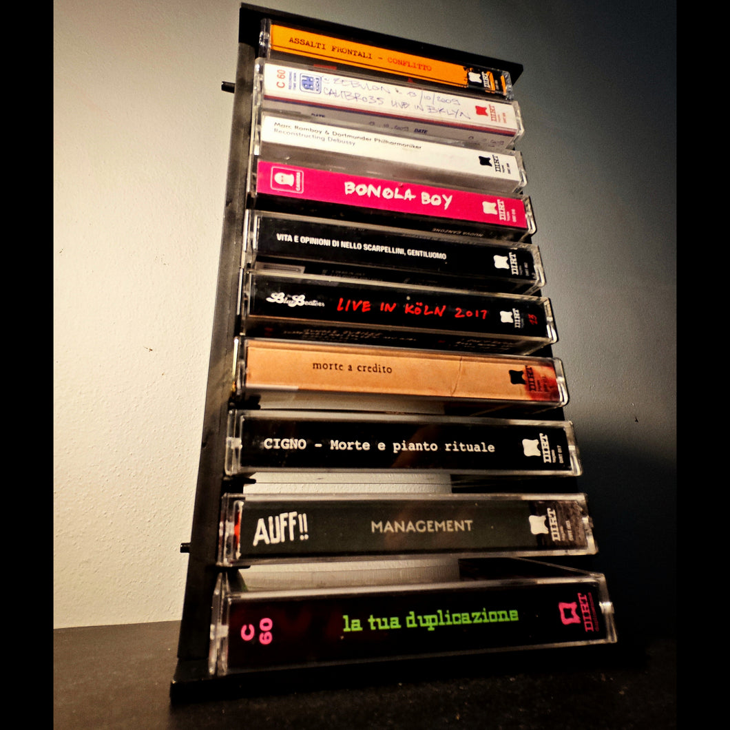 10 pack rack - The audiocassette box of Dirt Tapes