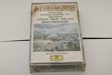 Carica l'immagine nel visualizzatore di Gallery, Edvard Grieg: "Peer Gynt Suite n.1 &amp; 2" - Jean Sibelius: "Finlandia, Tapiola, Valse Triste" Berliner Philharmoniker\Von Karajan (German 1988 pressing, SEALED)
