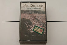 Carica l'immagine nel visualizzatore di Gallery, Paul Simon – "Paul Simon's Concert In The Park" (Original 1991 pressing, DOUBLE CASSETTE; SEALED)
