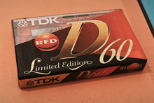 Carica l'immagine nel visualizzatore di Gallery, TDK D60 Red Limited Edition (Original 1995 pressing, sealed, RARE)
