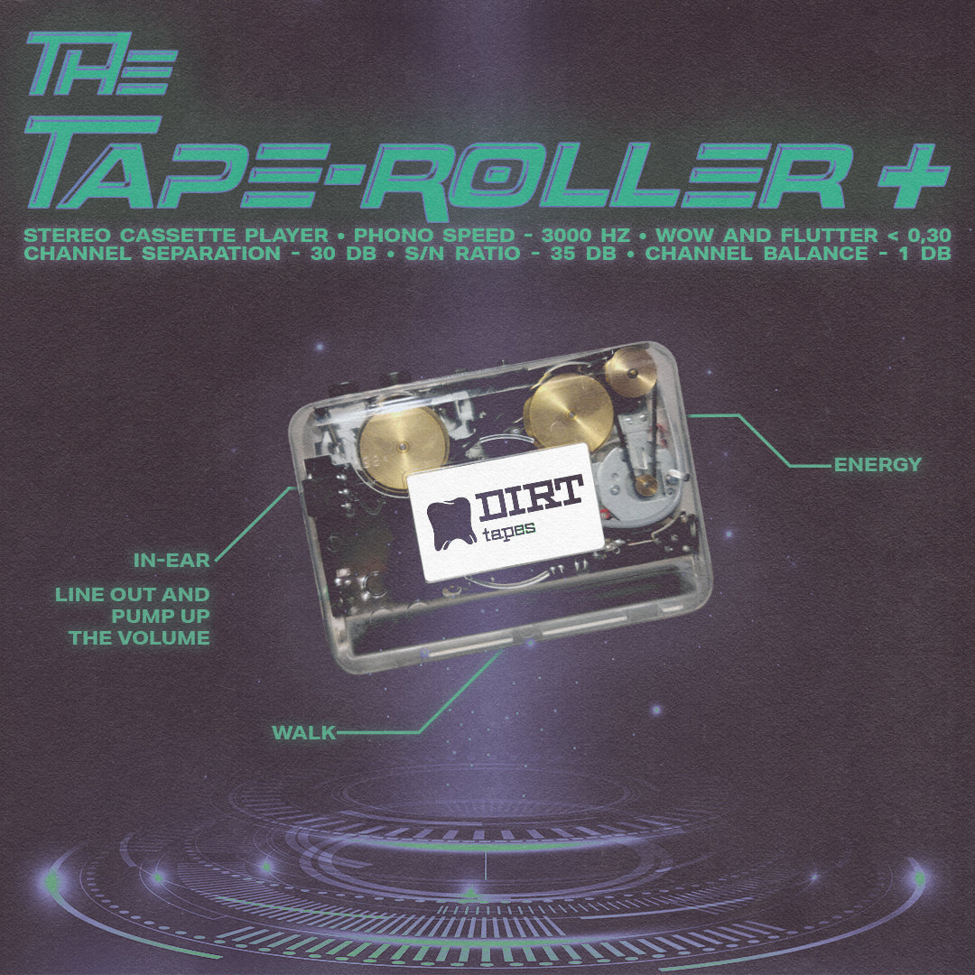 THE TAPE-ROLLER PLUS 🦷 Il nuovo lettore di musicassette stereo di